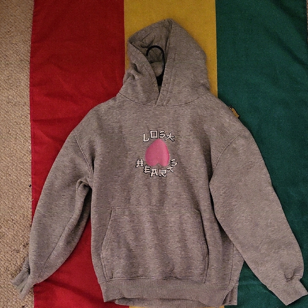 Gray Graphic Hoodie by [Brand]